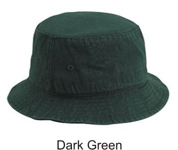 Lid Tunes Dark Green Bucket Hat